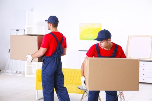 Man and van service working near elegant Belgravia streets