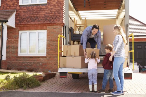 Staff training for careful lifting and handling during a Belgravia move