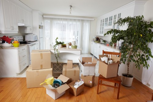 Packing and loading services for a Belgravia apartment move