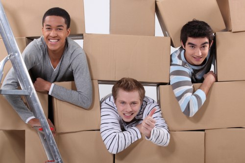 Belgravia commercial relocation with careful packing of files and office items