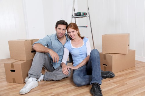 Moving van positioned for a central London house removal near Belgravia
