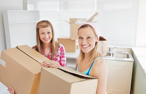 Local furniture collection team working in central London